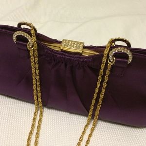 Kate Landry - Purple W/ Gold Accents Handbag
